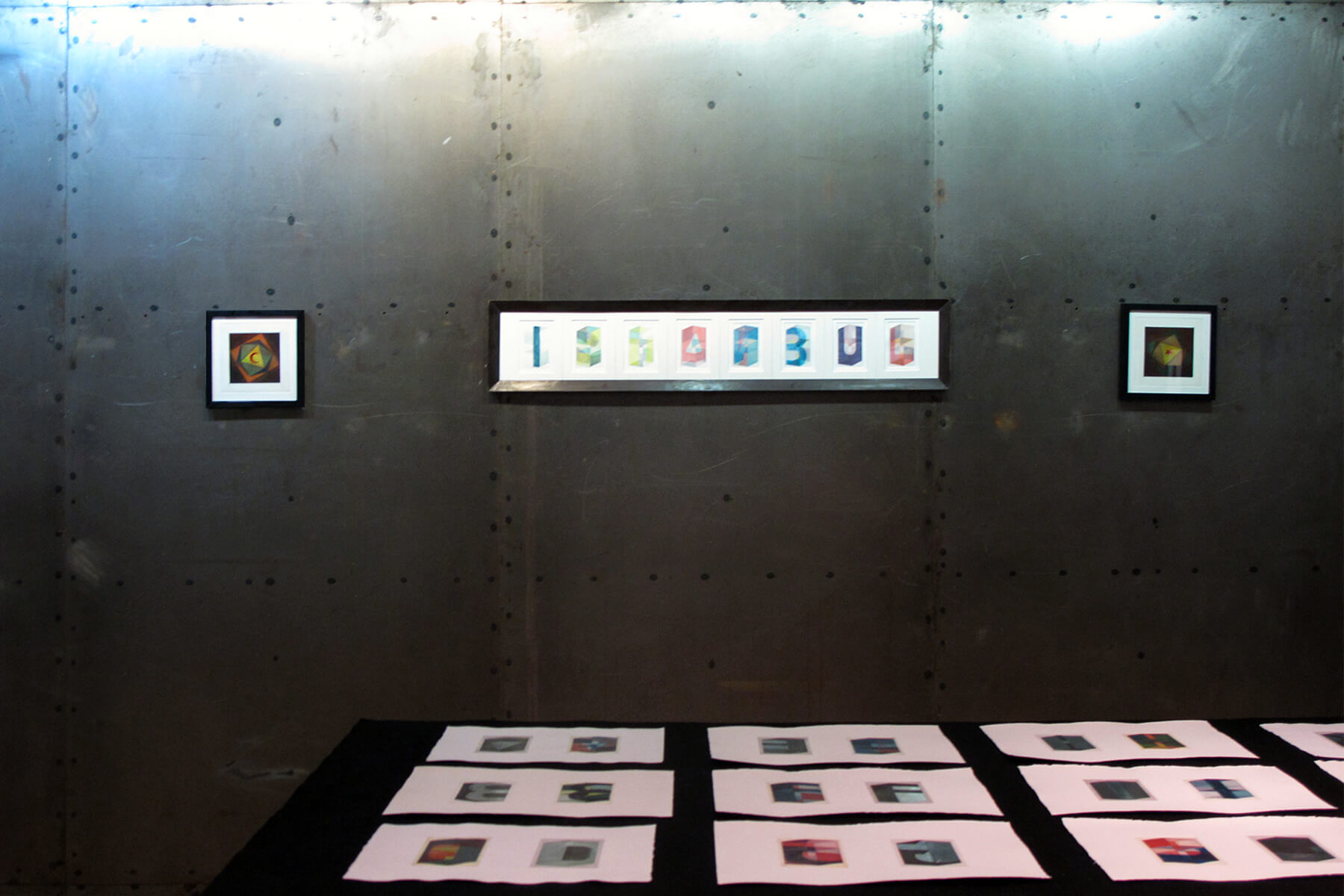 Exhibition view, A Plate of Words